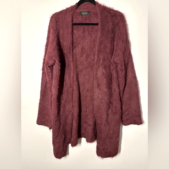 AKIRA Faux Fur Jacket/ Cardigan in size M/L - Picture 1 of 6